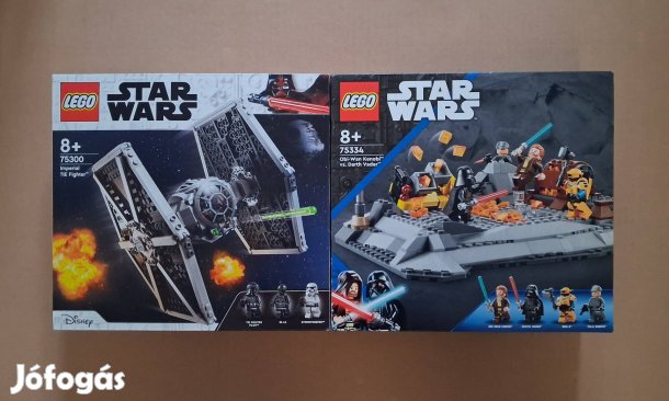 Bontatlan Star Wars LEGO 75300 TIE vadász + 75334 Obi-Wan Kenobi utánv