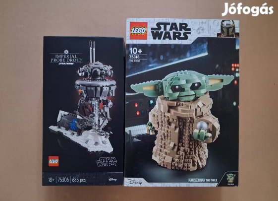 Bontatlan Star Wars LEGO 75306 Birodalmi felderítő droid + 75318 utánv