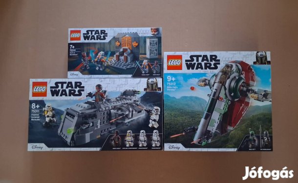 Bontatlan Star Wars LEGO 75310 + 75311 + 75312 utánvét Fox GLS