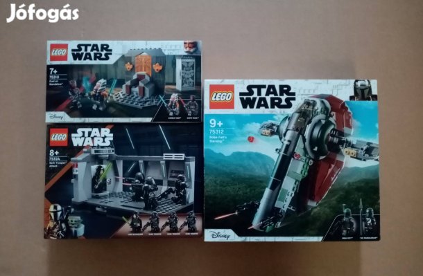 Bontatlan Star Wars LEGO 75310 + 75312 + 75324 utánvét Fox GLS