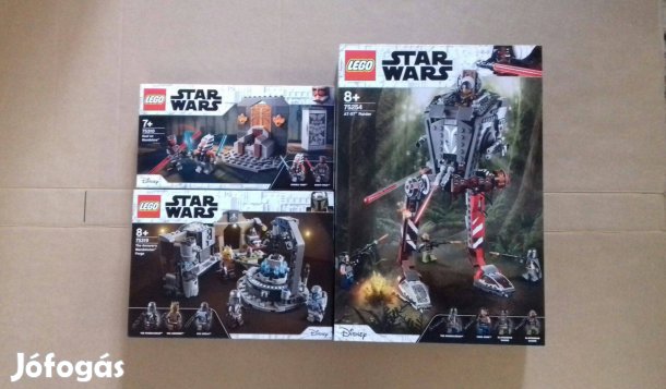 Bontatlan Star Wars LEGO 75310 + 75319 + 75254 AT-ST utánvét Fox GLS