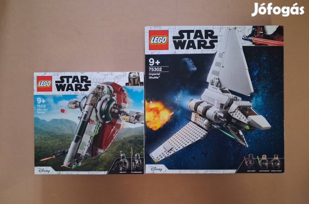Bontatlan Star Wars LEGO 75312 Boba Fett csillaghajója + 75302 utánvét
