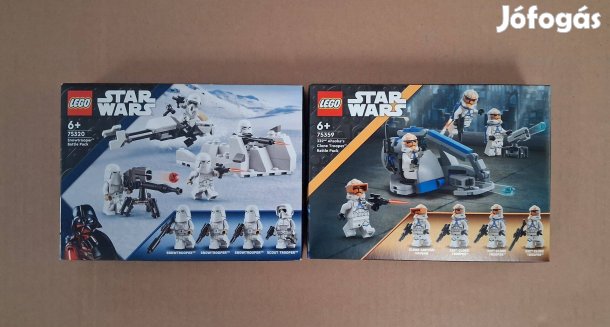 Bontatlan Star Wars LEGO 75320 Snowtrooper 75359 Ahsoka Clone Trooper