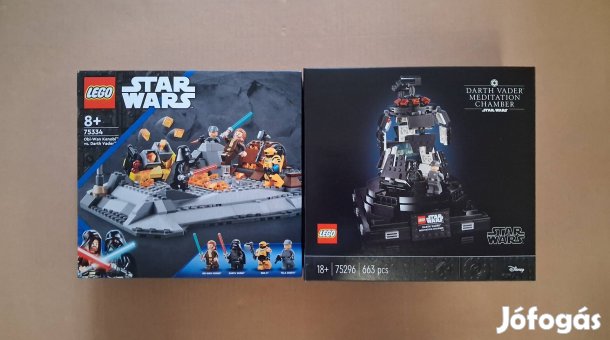 Bontatlan Star Wars LEGO 75334 Obi-Wan Kenobi + 75296 Darth Vader után