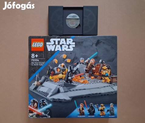 Bontatlan Star Wars LEGO 75334 Obi-Wan Kenobi & Vader + 5008818 utánvé