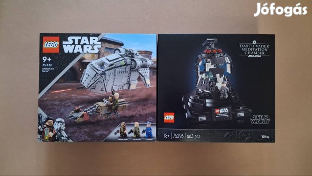 Bontatlan Star Wars LEGO 75338 Rajtaütés + 75296 Darth Vader utánvét F