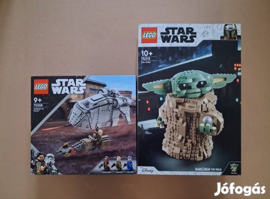 Bontatlan Star Wars LEGO 75338 Rajtaütés a Ferrix-en + 75318 Gyermek u