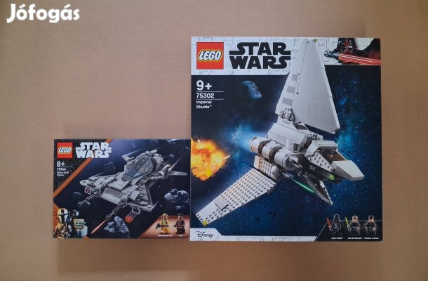 Bontatlan Star Wars LEGO 75346 Kalóz vadászgép + 75302 Űrsikló utánvét