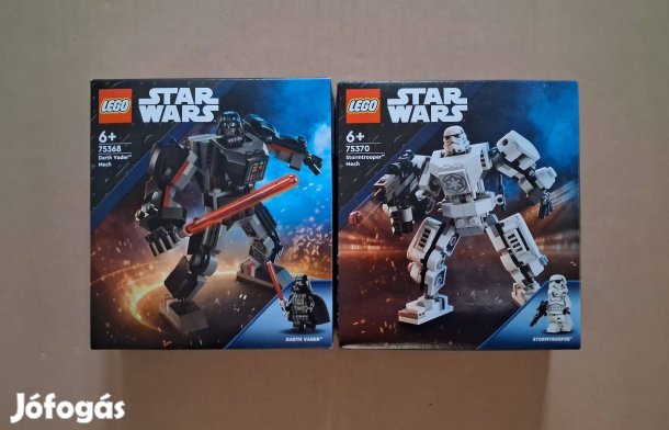 Bontatlan Star Wars LEGO 75368 Darth Vader + 75370 Stormtrooper robot