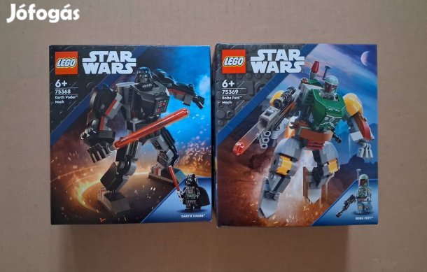 Bontatlan Star Wars LEGO 75368 Vader + 75369 Boba utánvét