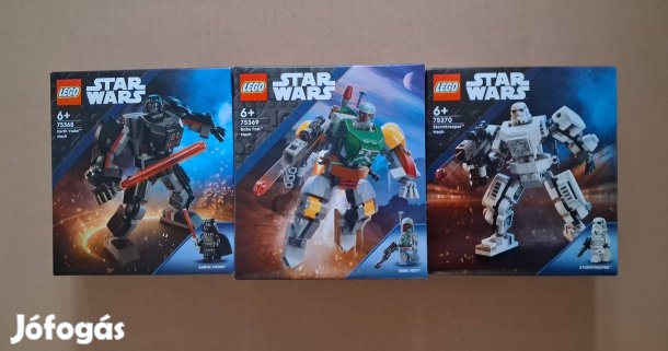 Bontatlan Star Wars LEGO 75368 Vader + 75369 +75370 robot 
