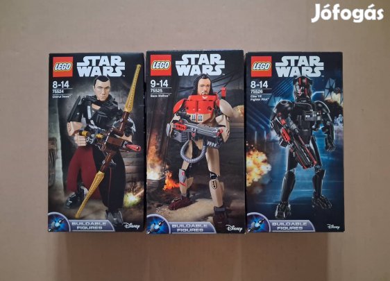 Bontatlan Star Wars LEGO 75524 + 75525 + 75526 építhető figura
