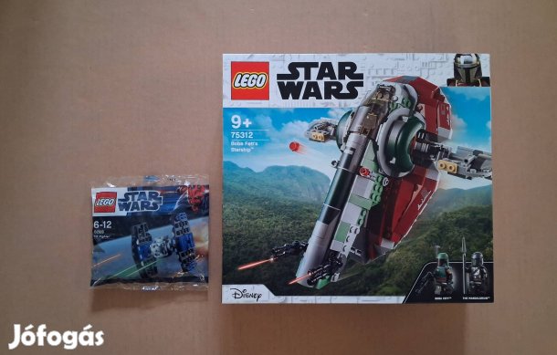 Bontatlan Star Wars LEGO 8028 TIE vadász + 75312 Boba Fett