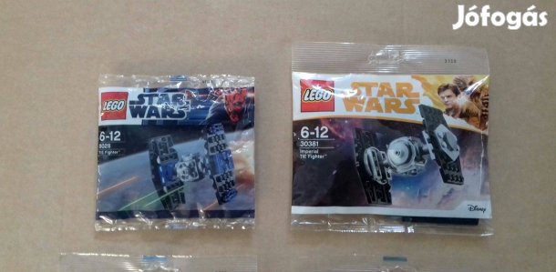 Bontatlan Star Wars LEGO 8028 + 30381 Imperial TIE Fighter utánvét lev