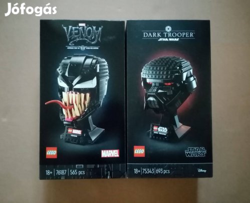 Bontatlan Star Wars LEGO Helmet 75343 Dark + 76187 Venom csuklya utánv