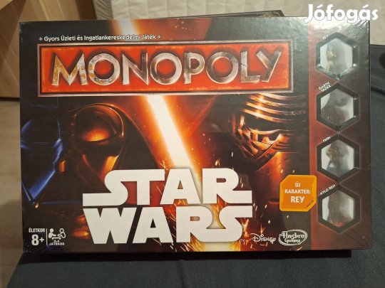Bontatlan Star Wars Monopoly társasjáték eladó!