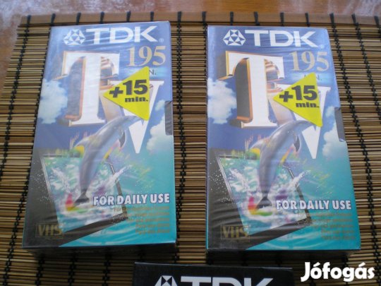 Bontatlan TDK VHS kazetta 195 perces ár/db