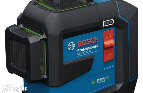 Bontatlan Új Bosch Pro GLL 80-33 G - Vonal lézer szintező garanciával