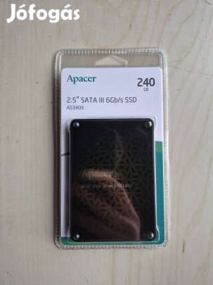 Bontatlan,Új! 240GB Apacer 2.5" AS340X SSD meghajtó