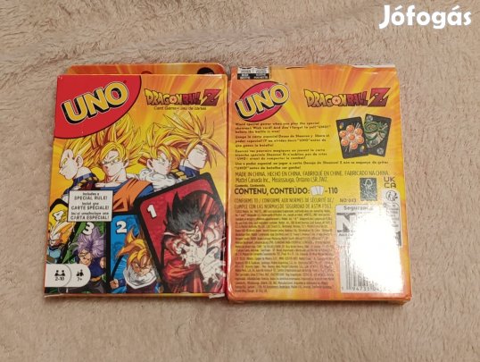 Bontatlan Uno Dragonball Z Strand, gyerek, kártya játék