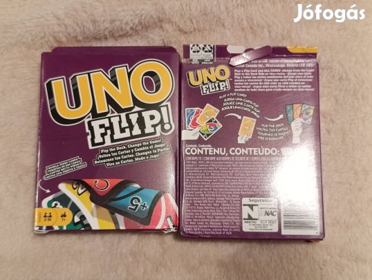 Bontatlan Uno Flip Strand, gyerek, kártya játék