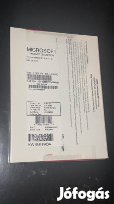 Bontatlan, OEM Windows Vista Business szoftvercsomag telepítő lemezzel