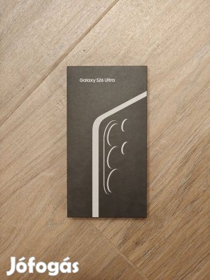 Bontatlan! Samsung Galaxy S26 Ultra 12/512GB Fekete