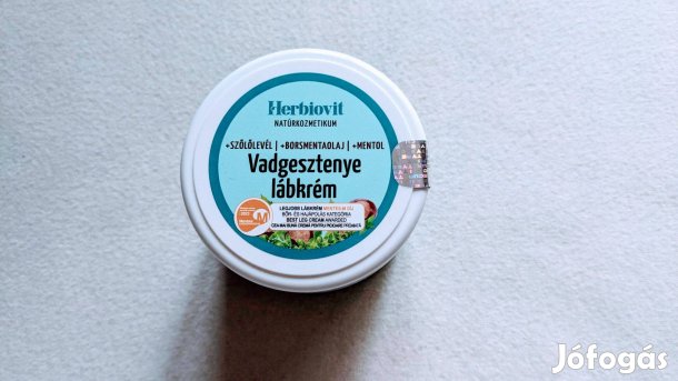 Bontatlan! - Herbiovit 250g - Vadgesztenye Krém - Natúrkozmetikum!