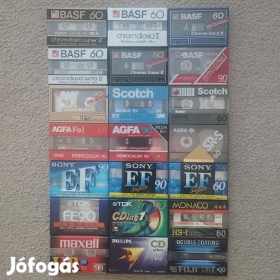 Bontatlan audio, magnó kazetták