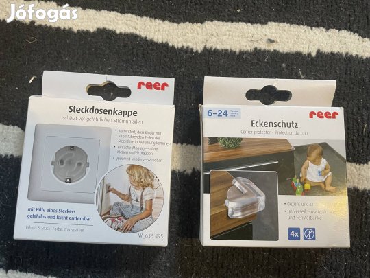 Bontatlan baba-biztonsági szett - konnektorvédő + sarokvédő 