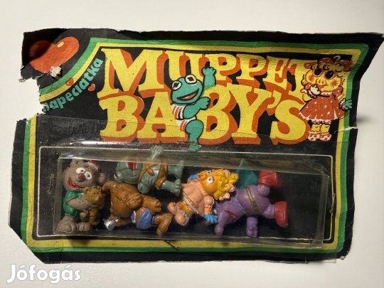 Bontatlan bliszteres régi  figurák Muppet Baby's 2