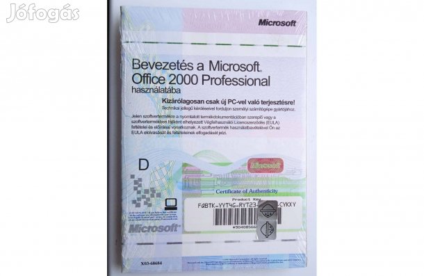 Bontatlan csomagolású irodai szoftver CD-n