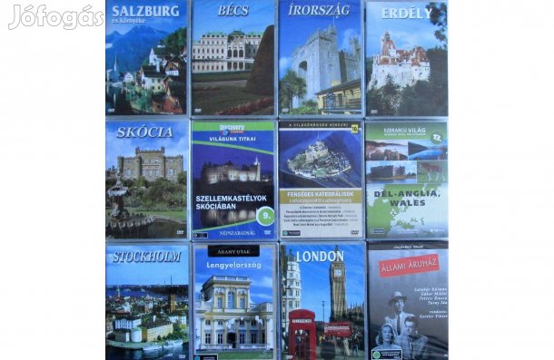 Bontatlan csomagolású úti DVD-k