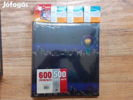 Bontatlan fotóalbum, 3 doboz Herma bontalan fotóragasztó matricával