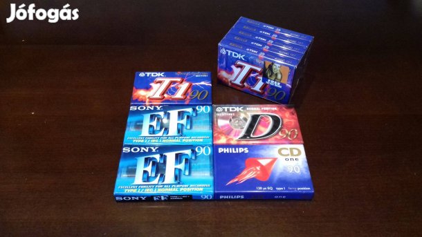 Bontatlan új 90 perces normál kazetták