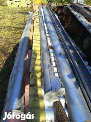 Bontott alumínium csatorna 12 cm-es