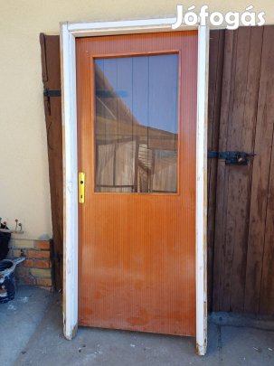Bontott beltéri üveges ajtó tokkal együtt Domaszéken