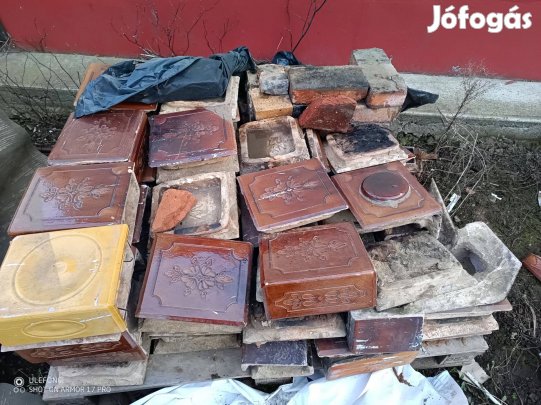 Bontott cserépkályha