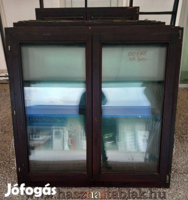 Bontott fa ablak 2 szárnyas típus