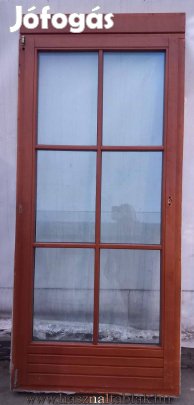 Bontott fa erkélyajtó 1 szárnyas típus