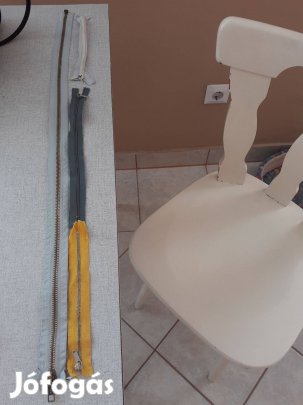 Bontott fém cippzár 3 db egybe 20 ill 60cm
