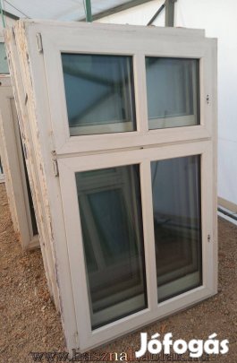 Bontott műanyag ablak 2 szárnyas kivitel