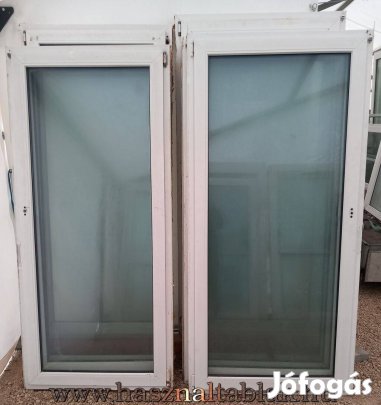 Bontott műanyag erkélyajtók 1 szárnyas kivitel