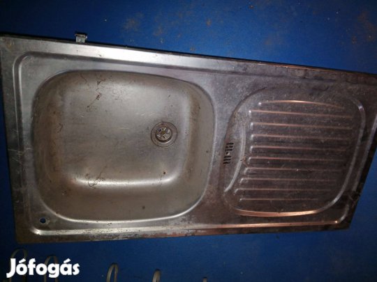 Bontott rozsdamentes mosogató