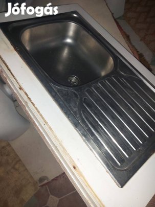 Bontott rozsdamentes saválló mosogató Eladó!