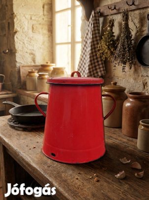 Bonyhádi zománcozott zsírosbödön