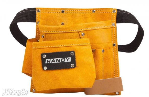 Bőr Szerszámtartó övtáska szerszám tároló öv táska / 2 zsebes / övvel