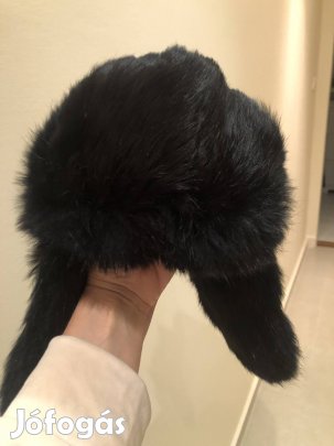 Bőr Usanka Nyusziszőrrel