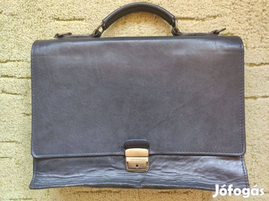 Bőr aktatáska / Olasz bőr aktatáska