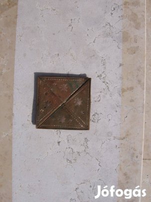 Bőr aprópénz pénztárca, barna/zöld/arany